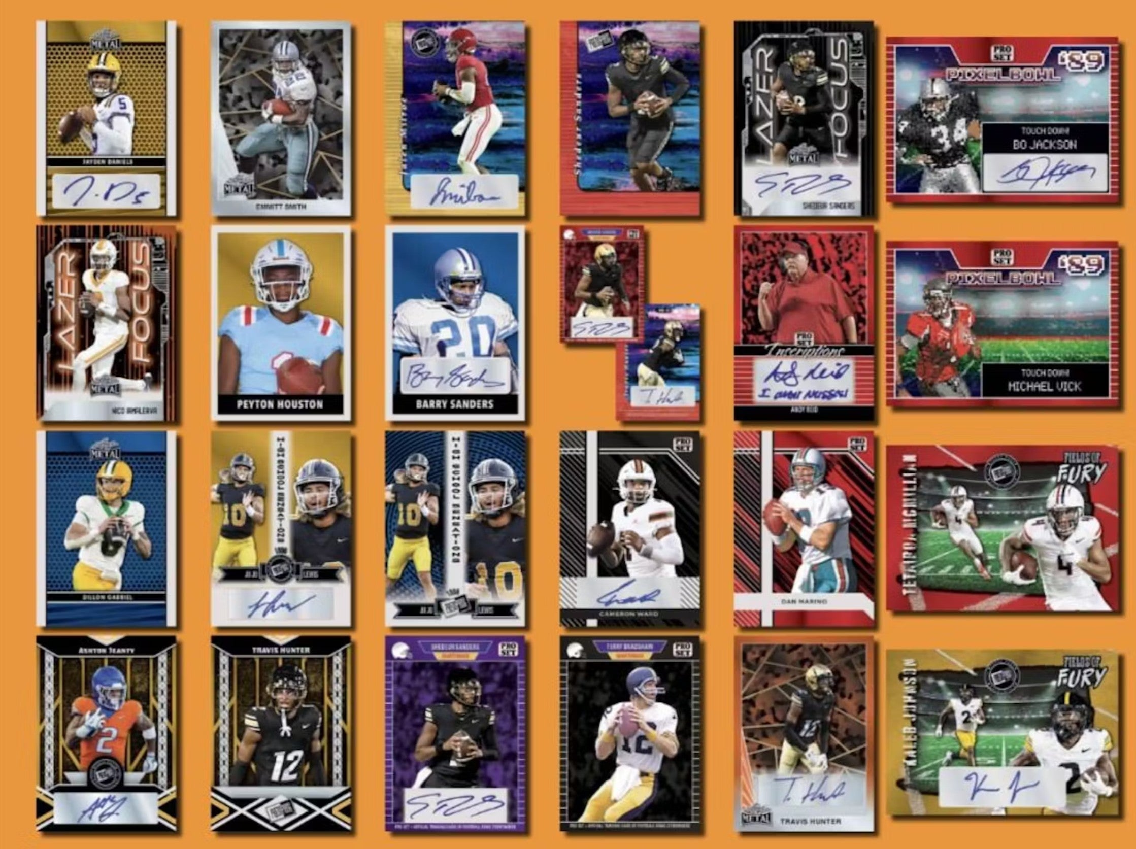 2024 Leaf Collective Football Jumbo Trading Cards