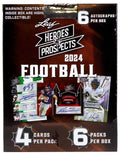 2024 Leaf Heroes and Prospects Football Hobby Trading Cards