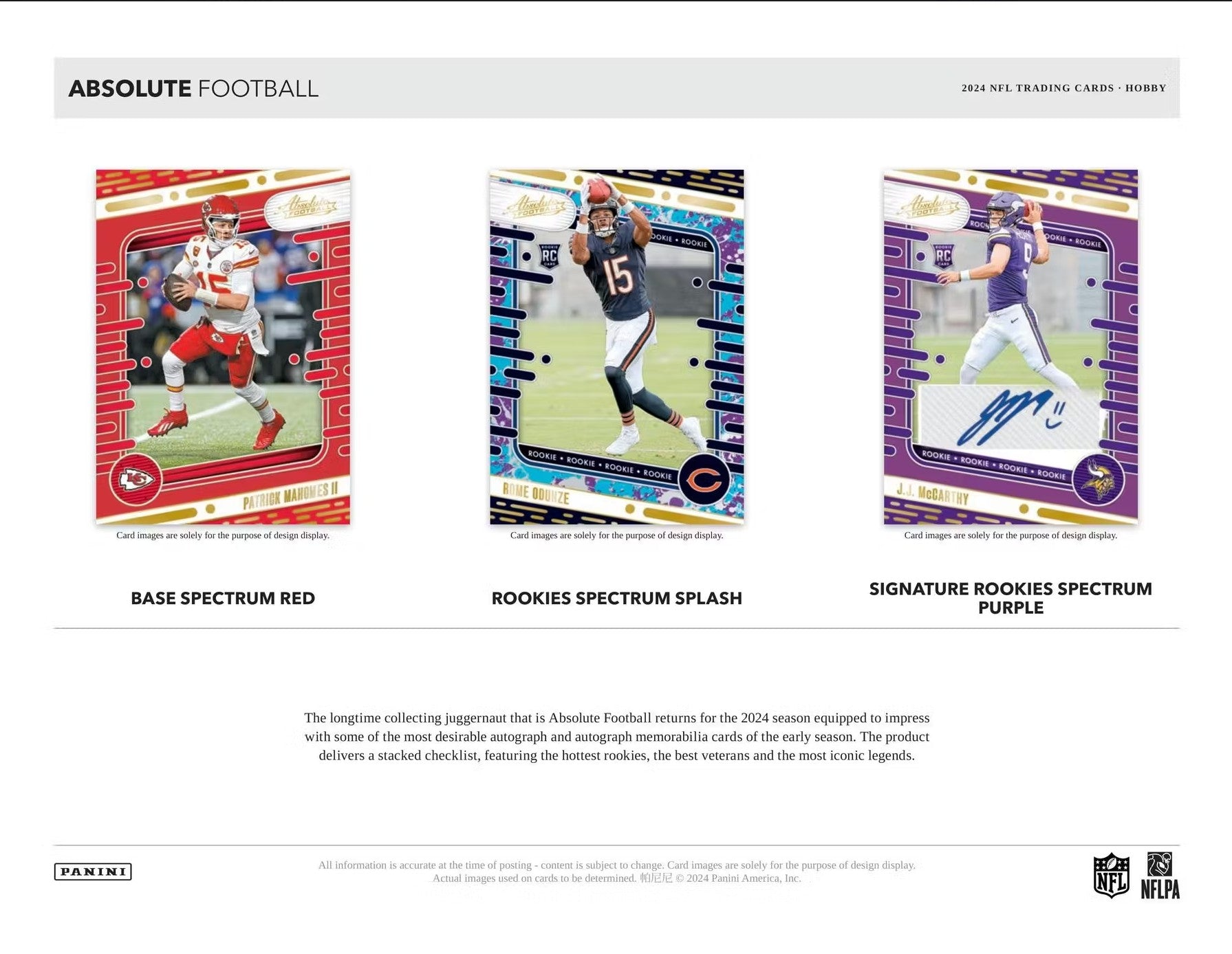 2024 Panini Absolute Football Hobby Trading Cards
