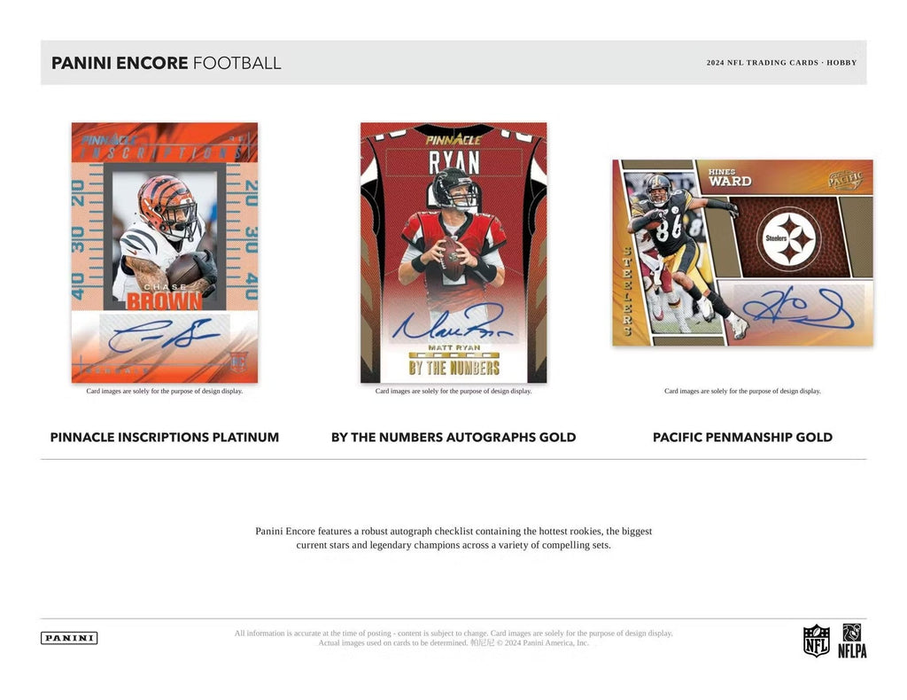 2024 Panini Encore Football Hobby Trading Cards