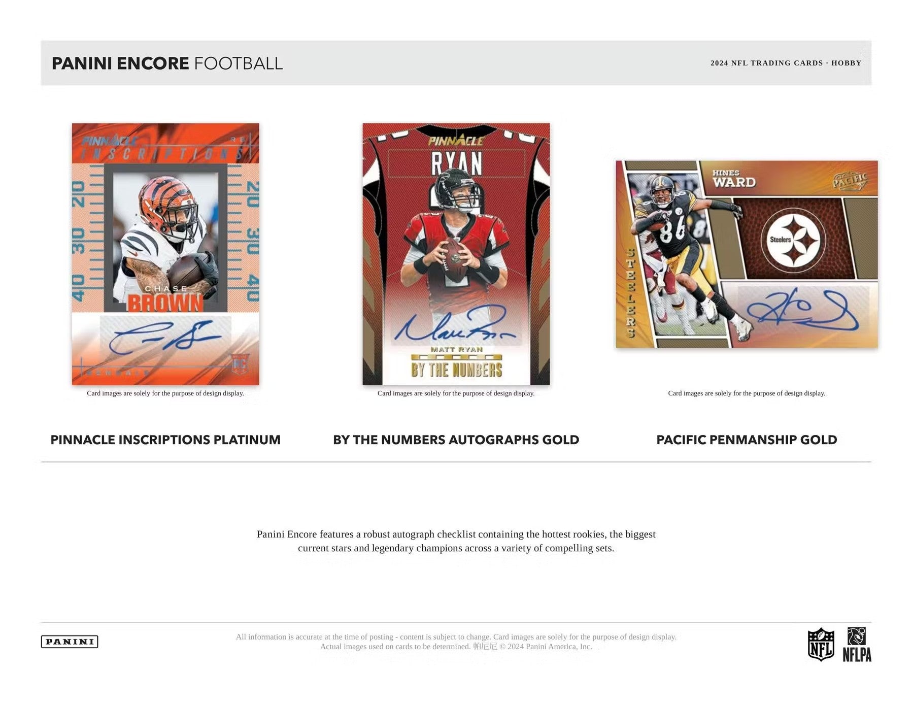 2024 Panini Encore Football Hobby Trading Cards