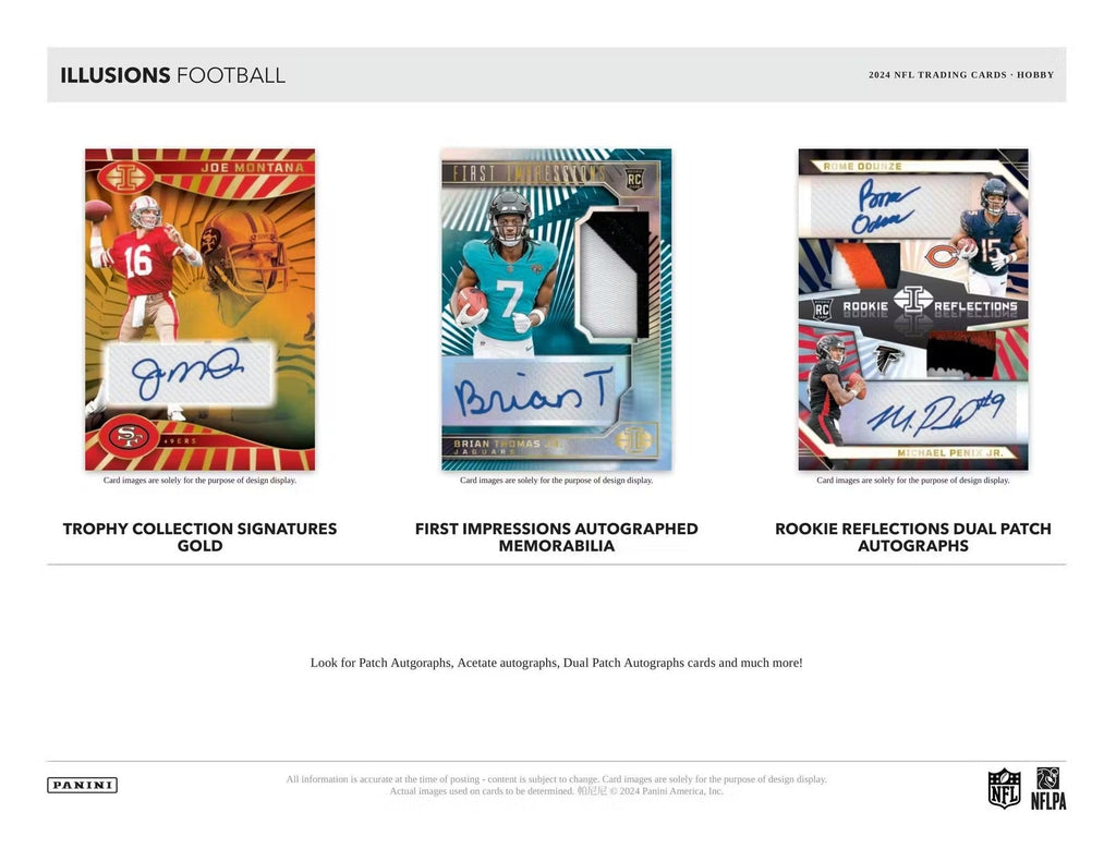 2024 Panini Illusions Football Hobby Trading Cards
