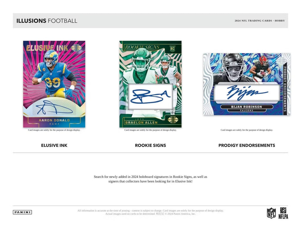 2024 Panini Illusions Football Hobby Trading Cards
