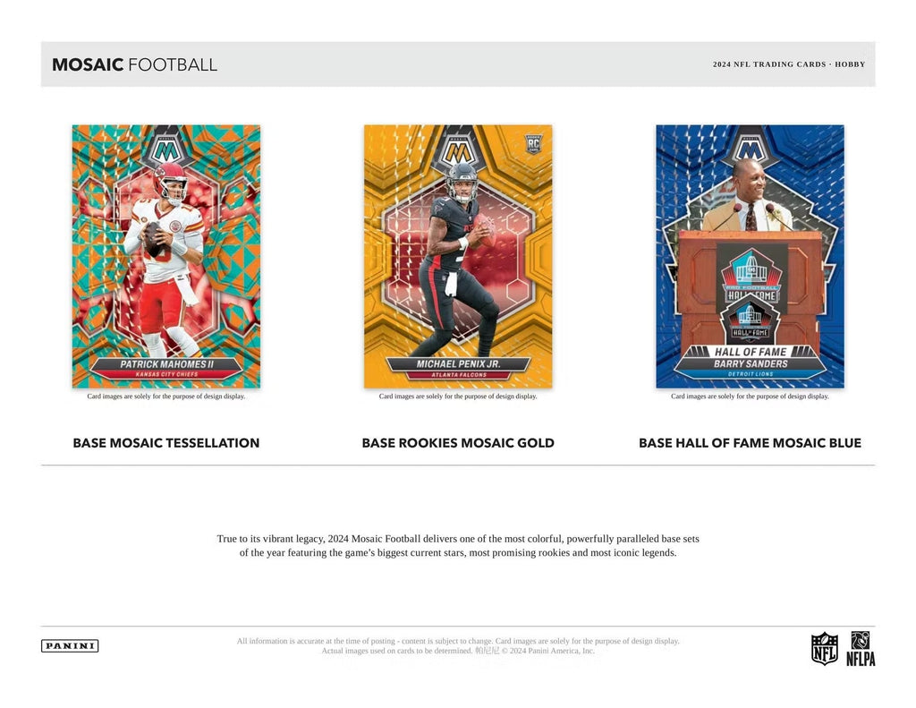2024 Panini Mosaic Football Hobby Trading Cards