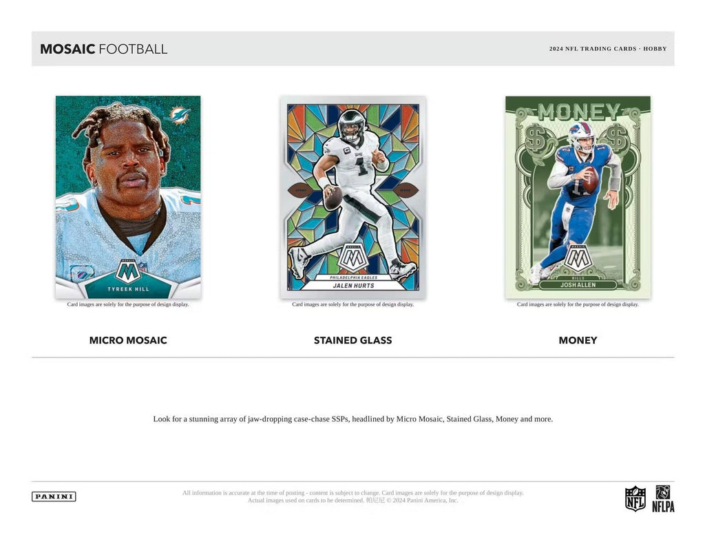 2024 Panini Mosaic Football Hobby Trading Cards