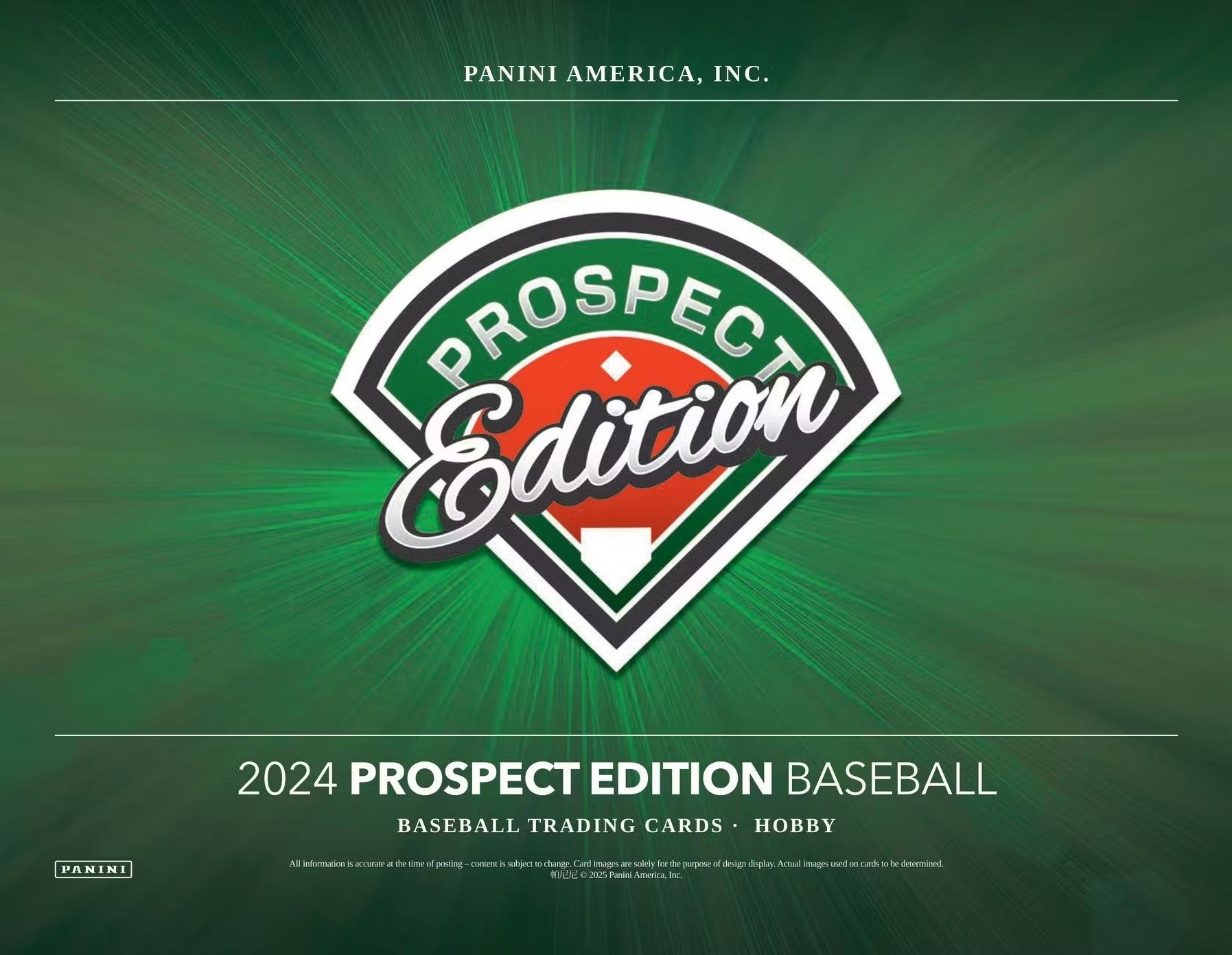 2024 Panini Prospect Edition Baseball Hobby
