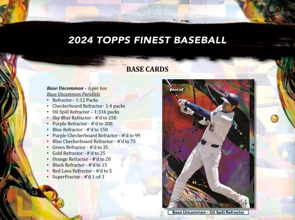 2024 Topps Finest Baseball Hobby Trading Cards
