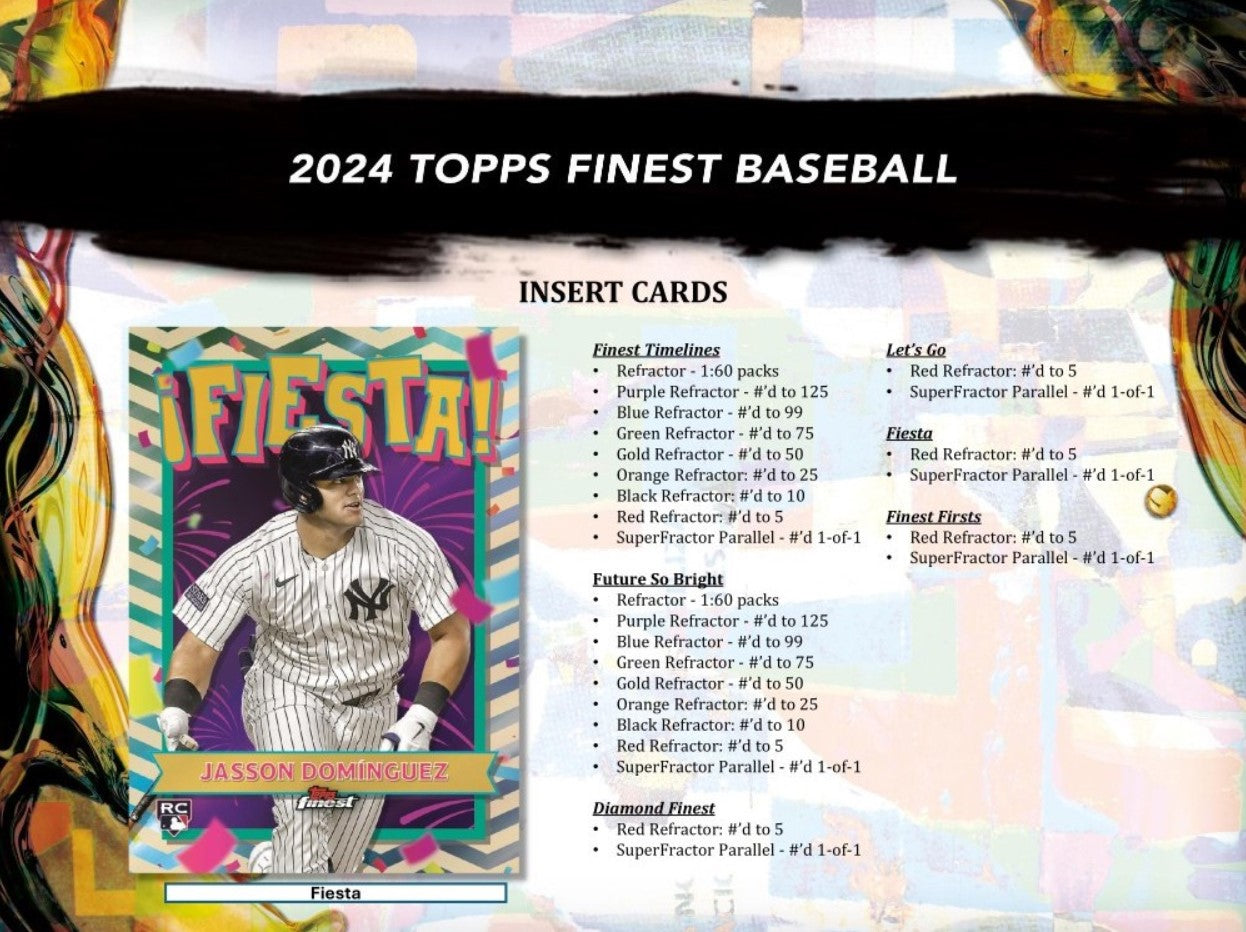 2024 Topps Finest Baseball Hobby Trading Cards