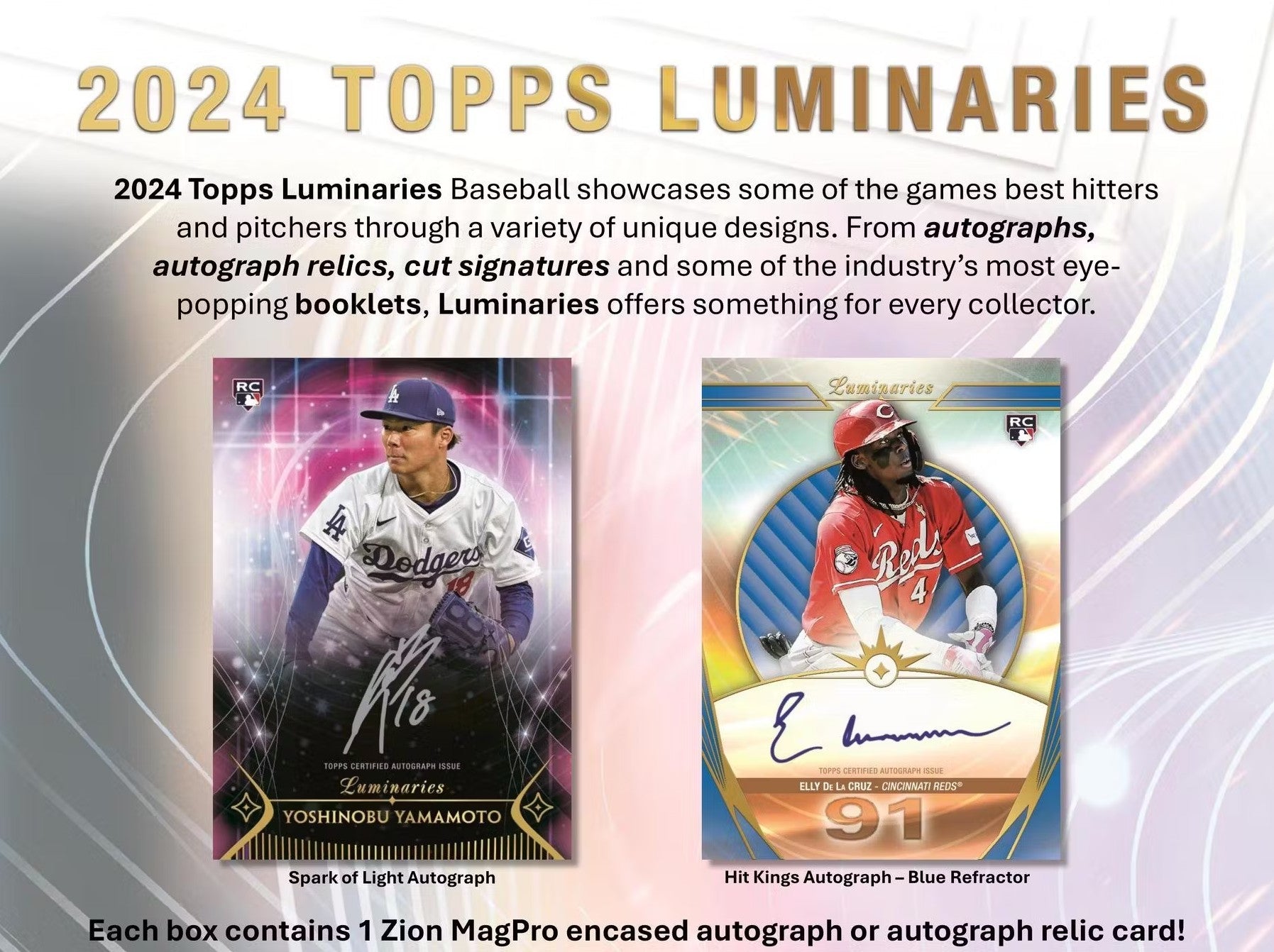 2024 Topps Luminaries Baseball Hobby Trading Cards