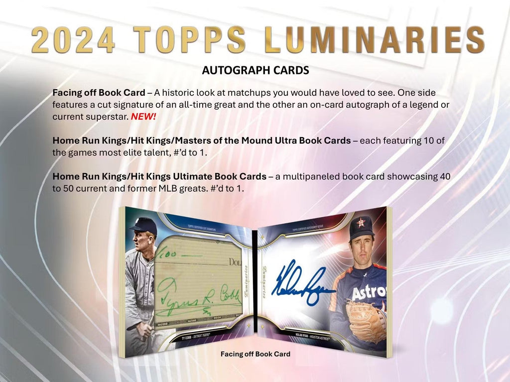 2024 Topps Luminaries Baseball Hobby Trading Cards