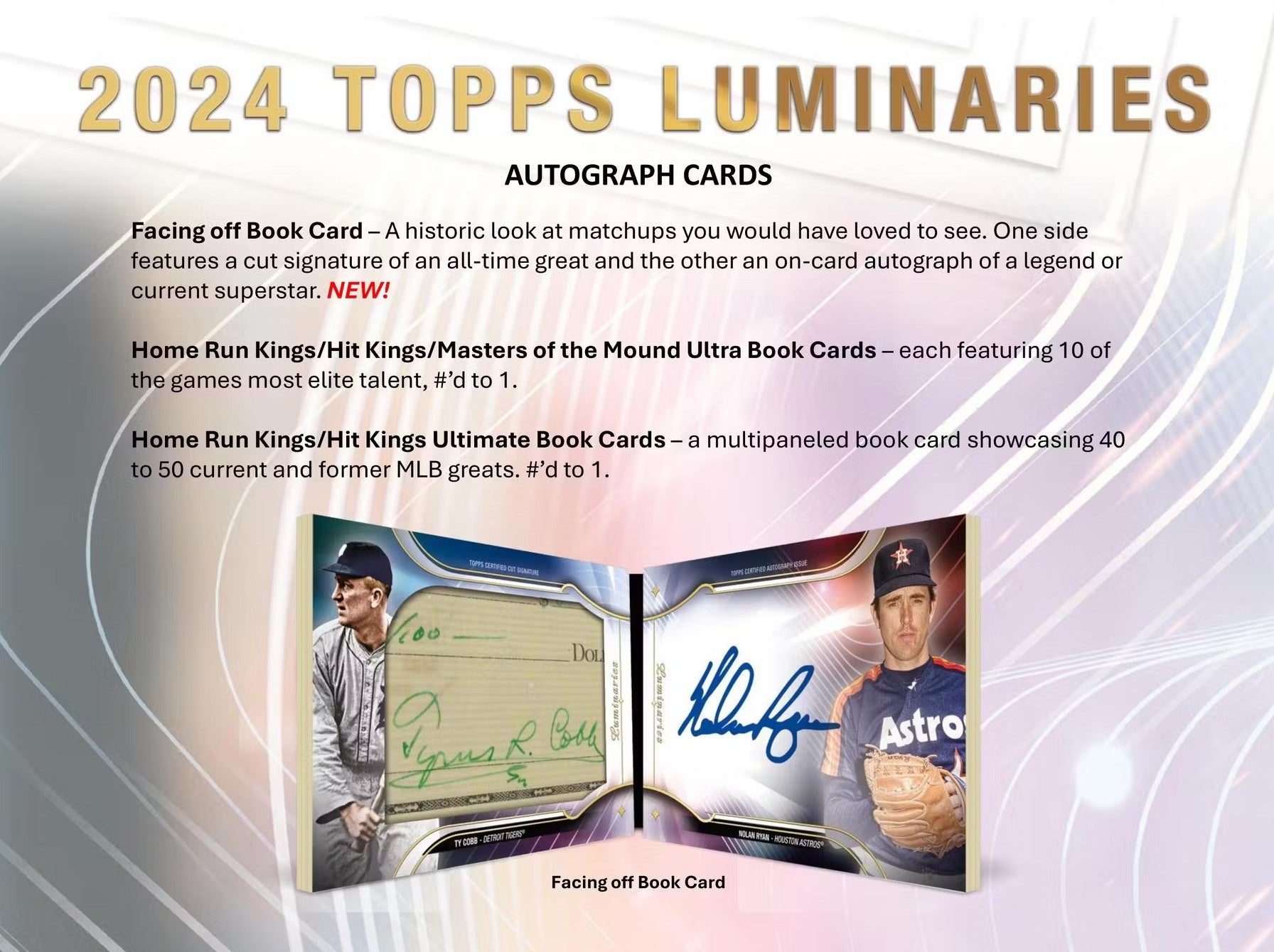 2024 Topps Luminaries Baseball Hobby Trading Cards