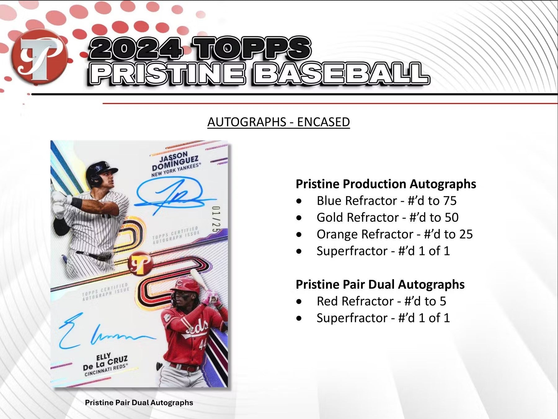 2024 Topps Pristine Baseball Hobby Trading Cards