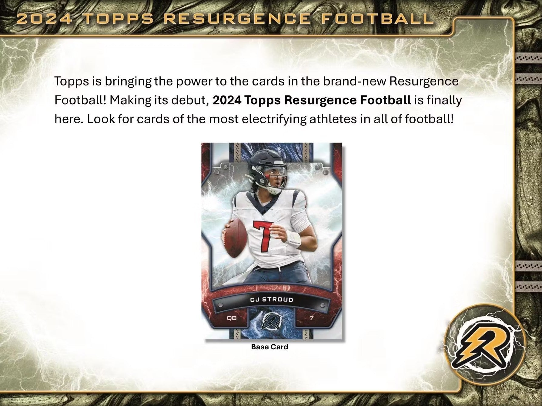 2024 Topps Resurgence Football Mega Trading Cards