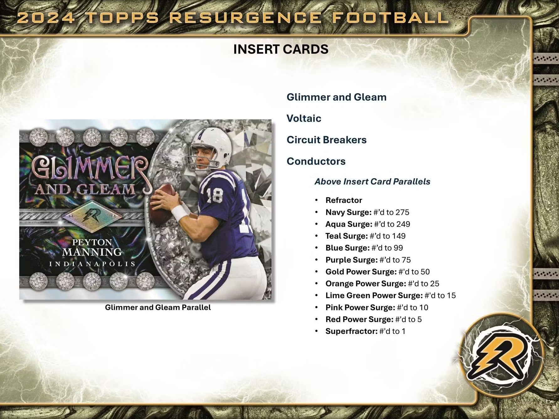 2024 Topps Resurgence Football Mega Trading Cards