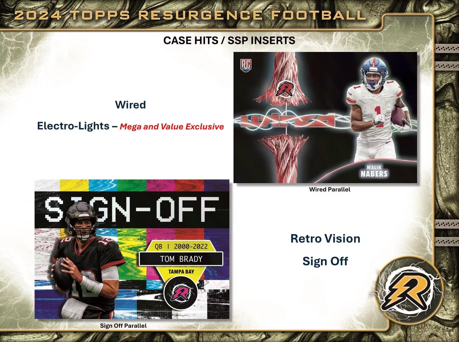 2024 Topps Resurgence Football Mega Trading Cards