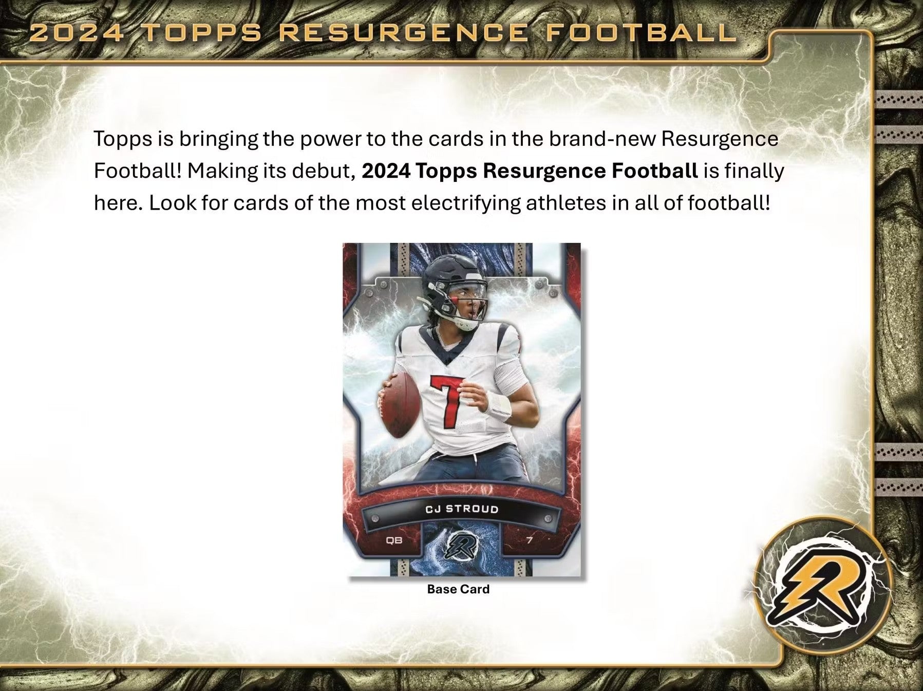 2024 Topps Resurgence Football Blaster Trading Cards