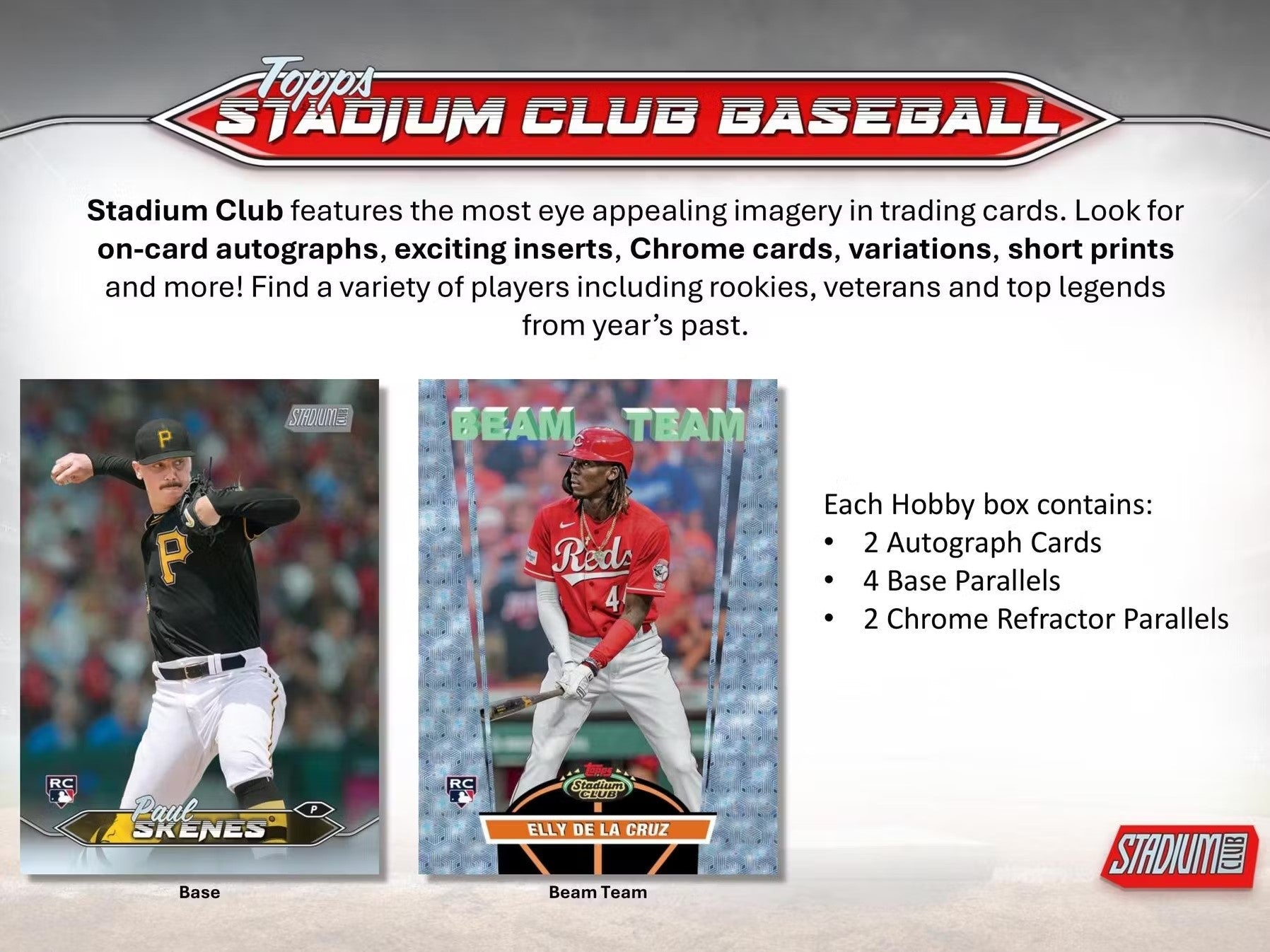 2024 Topps Stadium Club Baseball Hobby Trading Cards