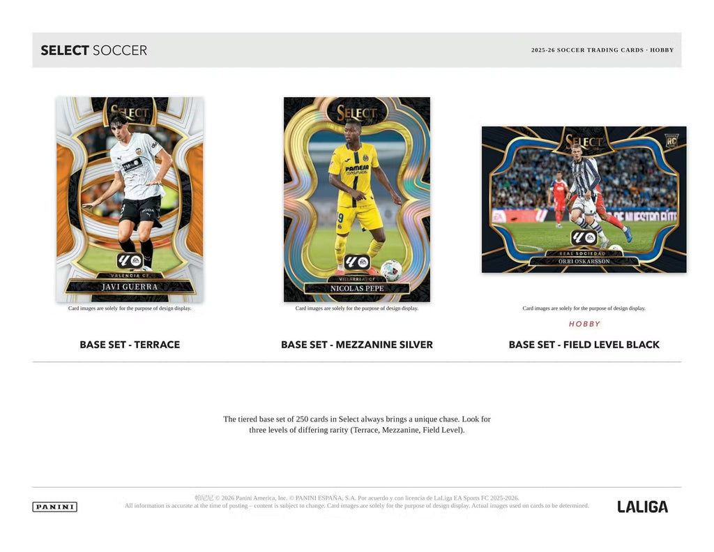 2025-26 Panini Select La Liga Soccer Hobby Trading Cards
