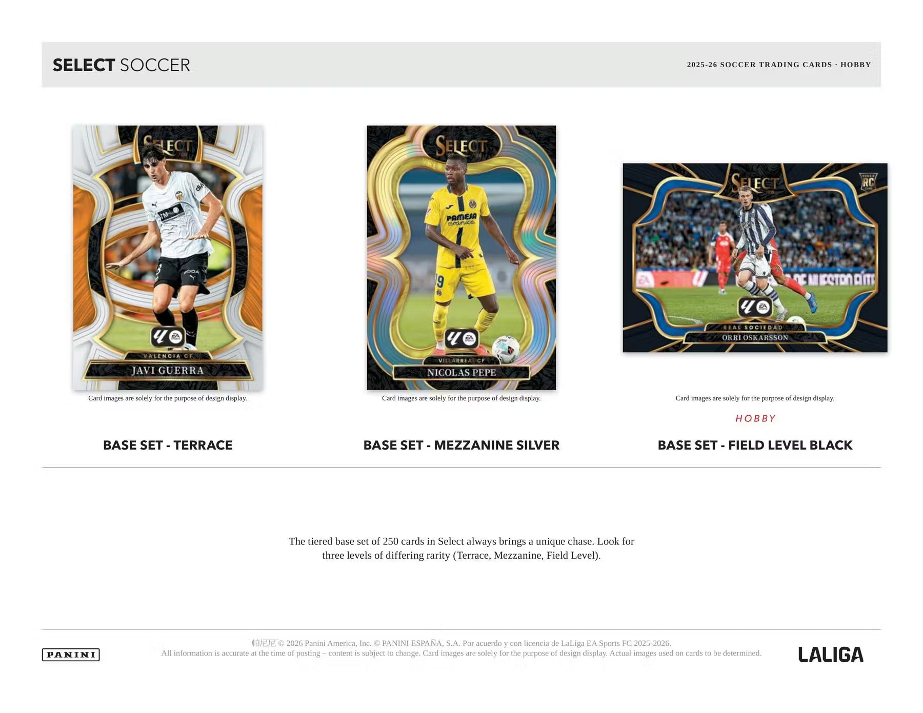2025-26 Panini Select La Liga Soccer Hobby Trading Cards