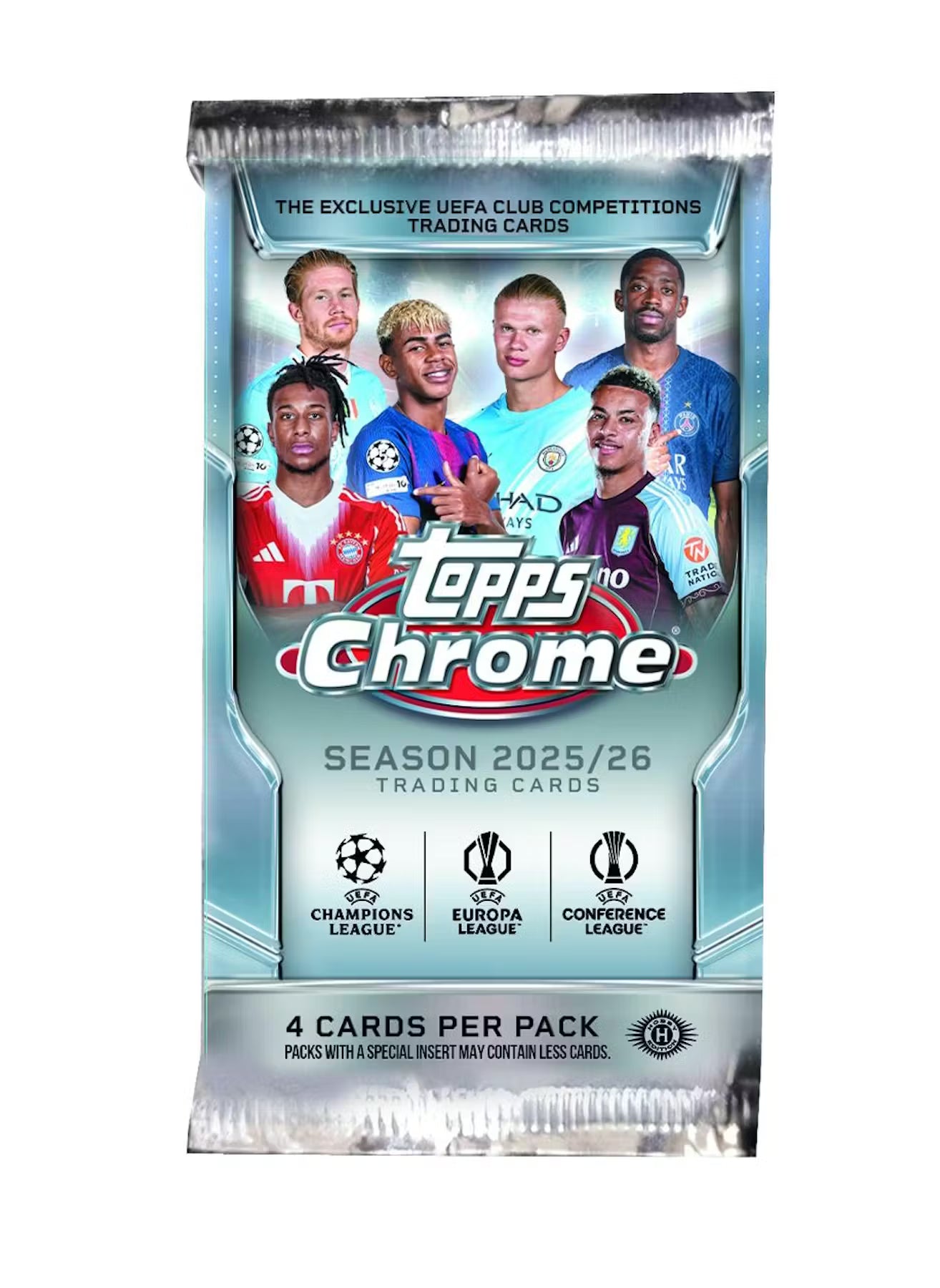 2025-26 Topps Chrome UEFA Club Competitions Soccer Hobby Trading Cards