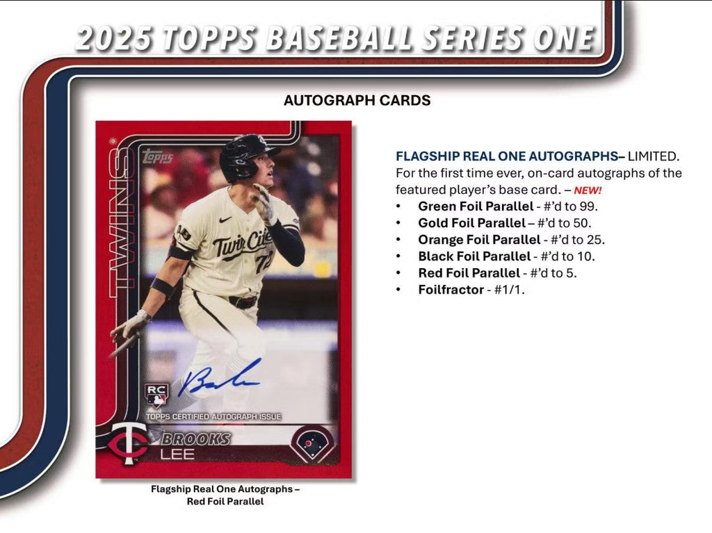 2025 Topps Series 1 Baseball Hobby Trading Cards