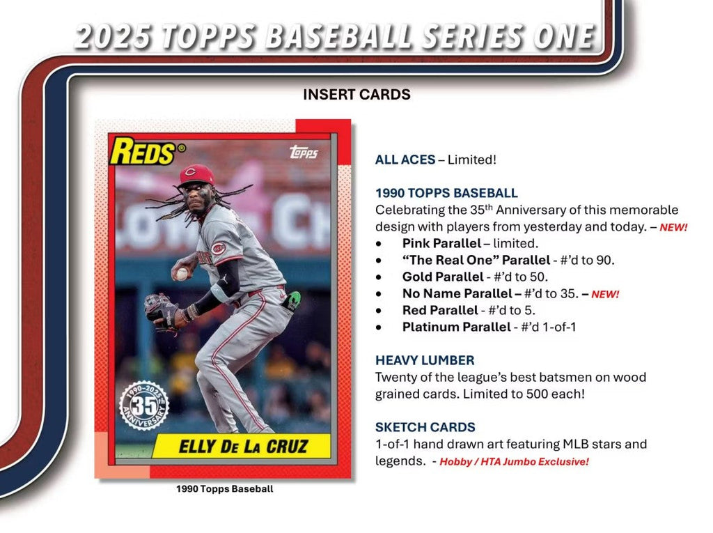 2025 Topps Series 1 Baseball Hobby Trading Cards
