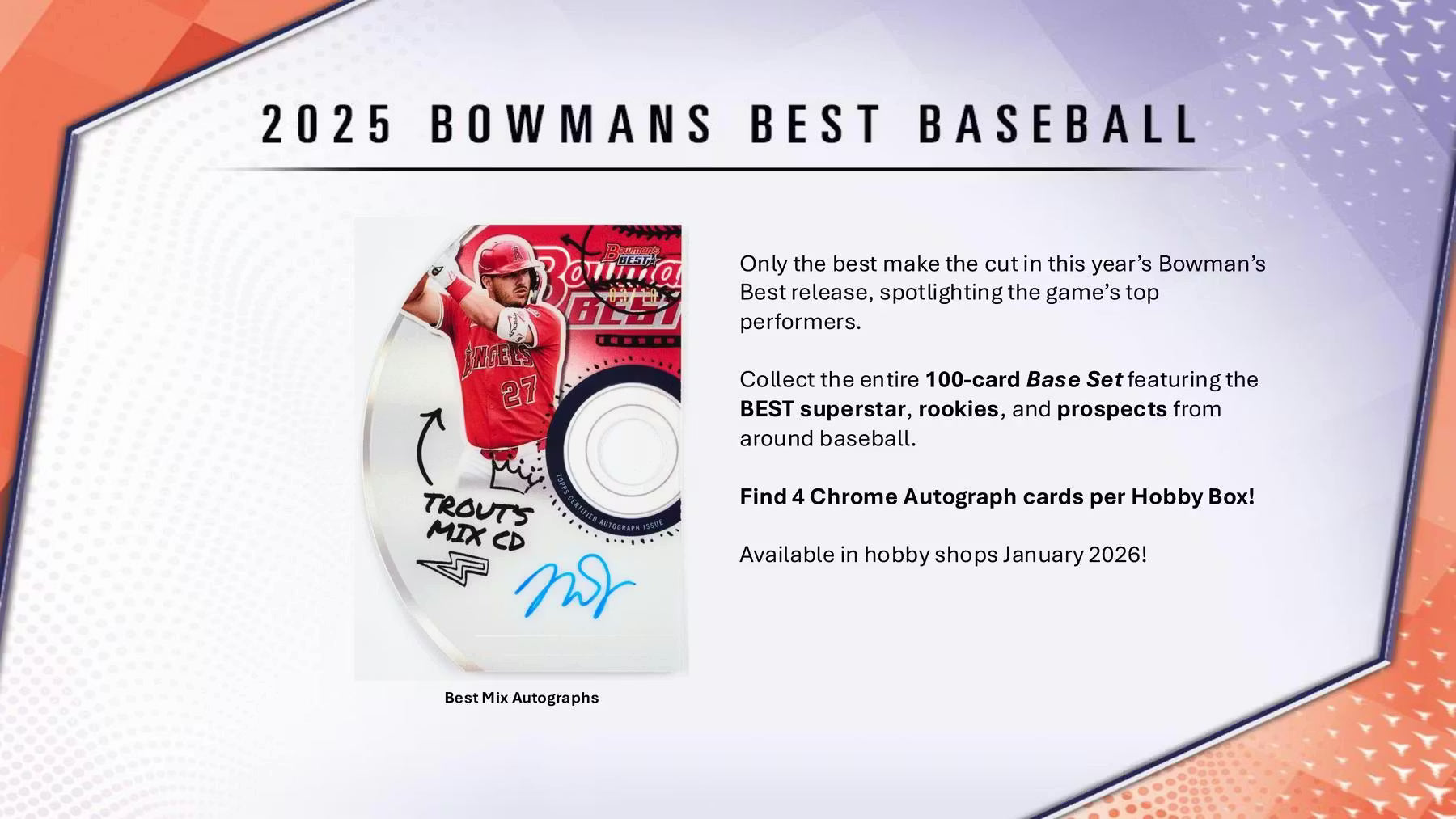 2025 Topps Bowman Best Baseball Hobby Trading Cards
