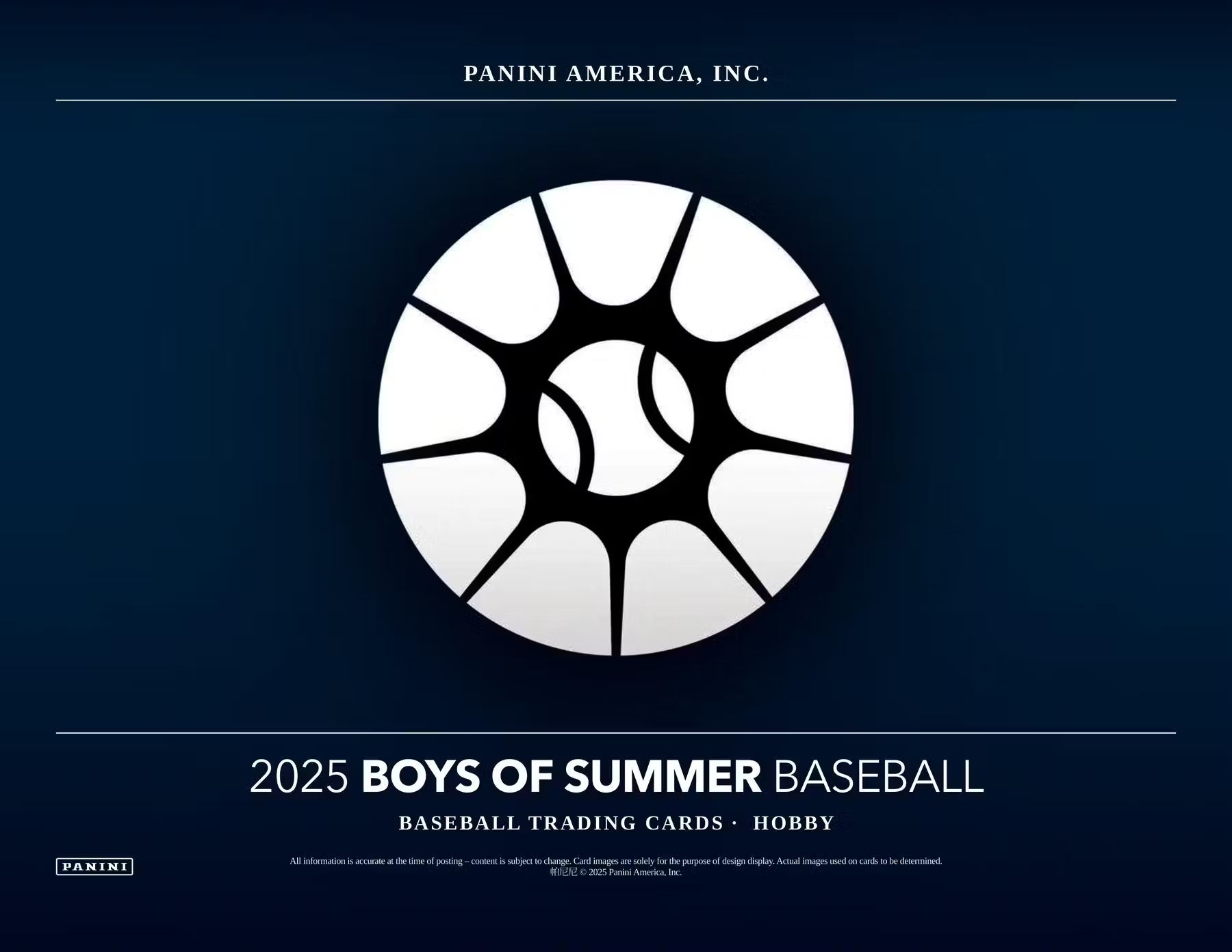 2025 Panini Boys of Summer Baseball Trading Cards