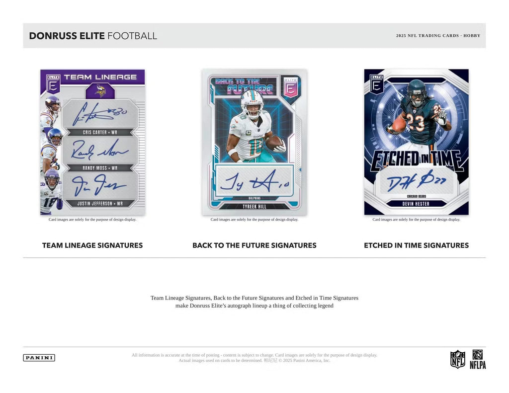 2025 Panini Donruss Elite Football Hobby Trading Cards