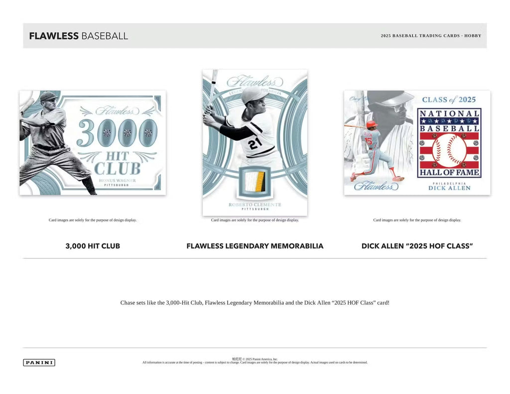 2025 Panini Flawless Baseball Hobby Trading Cards