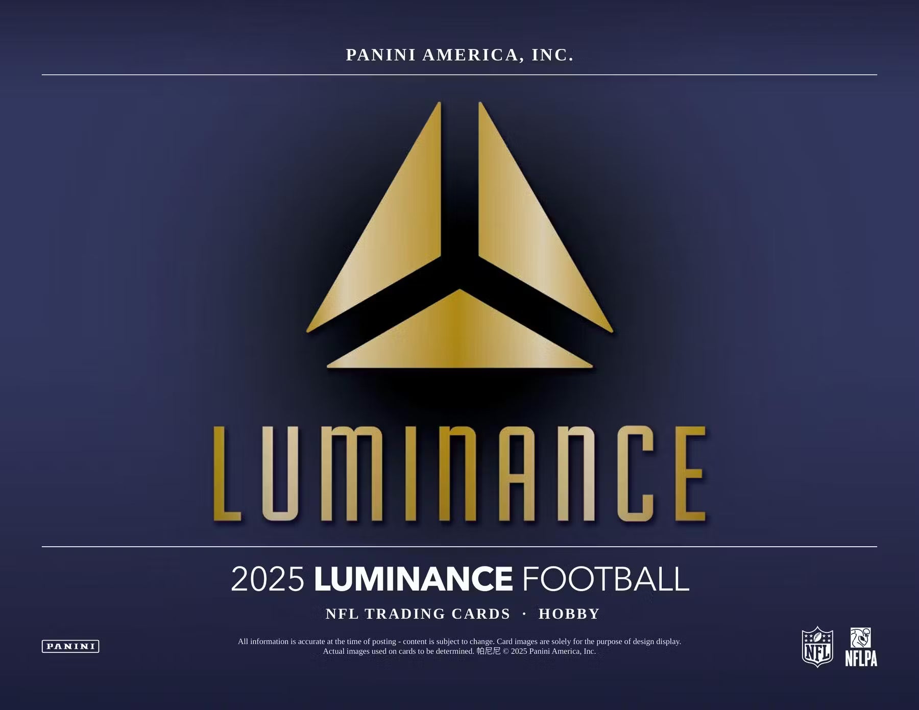2025 Panini Luminance Football Hobby Trading Cards