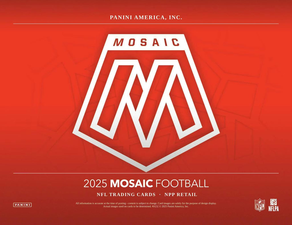 2025 Panini Mosaic Football Blaster Trading Cards