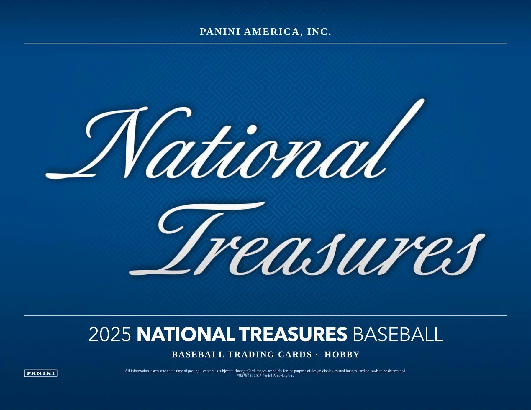 2025 Panini National Treasures Baseball Trading Cards