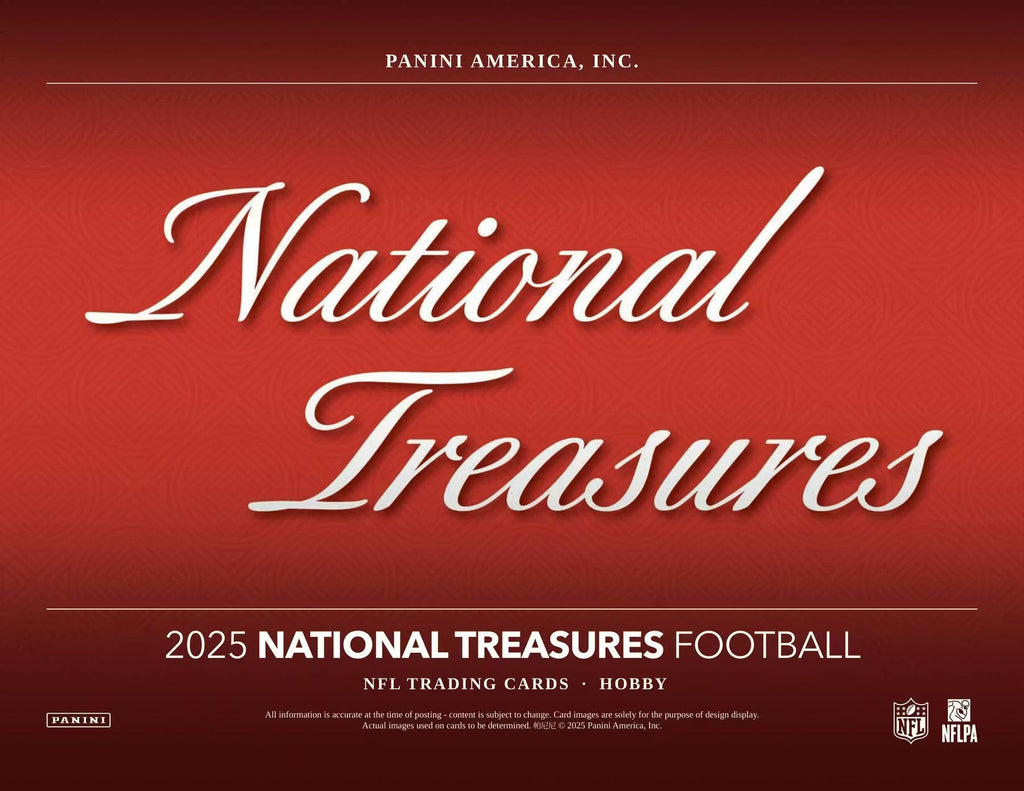 2025 Panini National Treasures Football Hobby Trading Cards