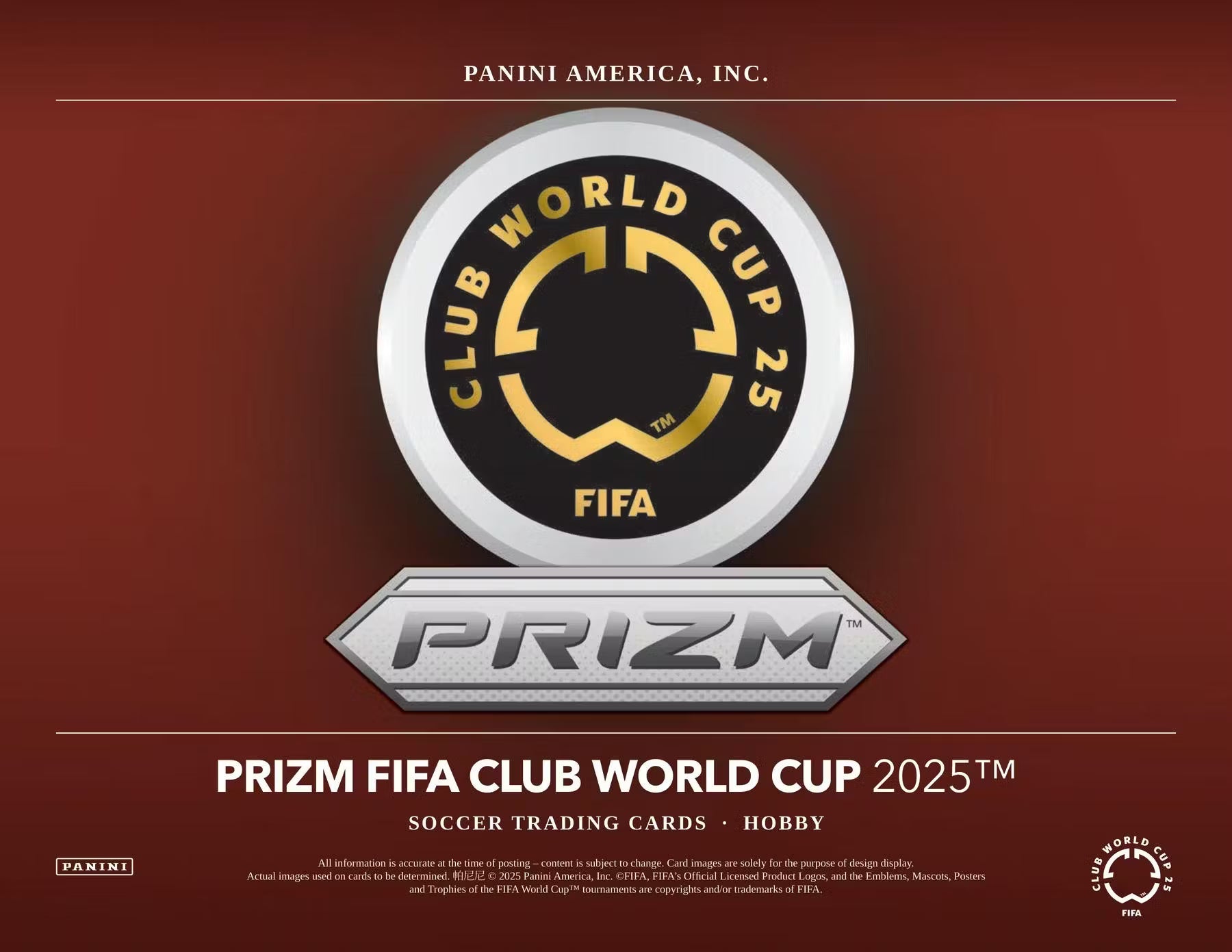 2025 Panini Prizm FIFA World Cup Soccer Hobby Trading Cards LV
