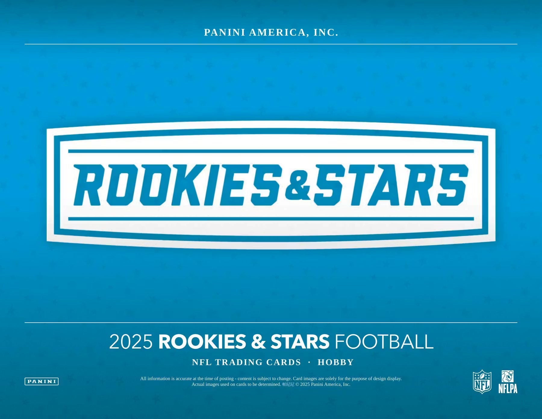 2025 Panini Rookies & Stars Football Hobby Trading Cards
