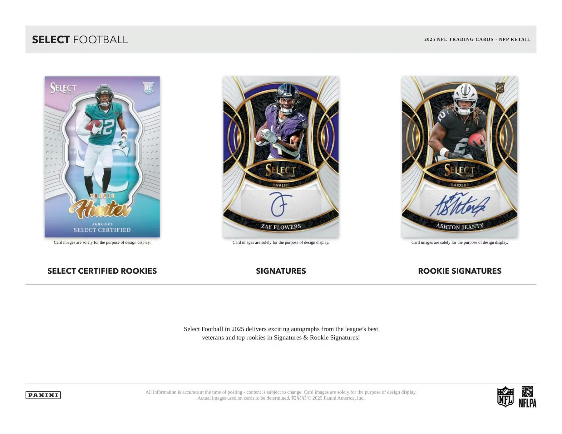 2025 Panini Select Football Blaster Trading Cards Red Blue Prizm
