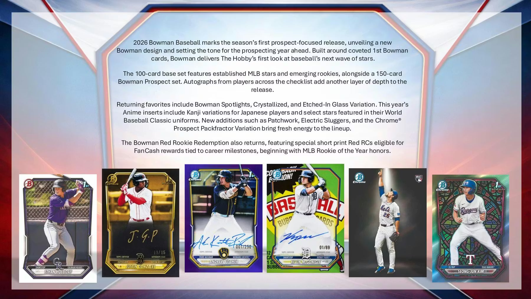 2026 Topps Bowman Baseball Hobby Trading Cards
