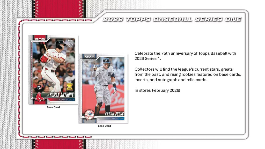 2026 Topps Series 1 Baseball Blaster Trading Cards