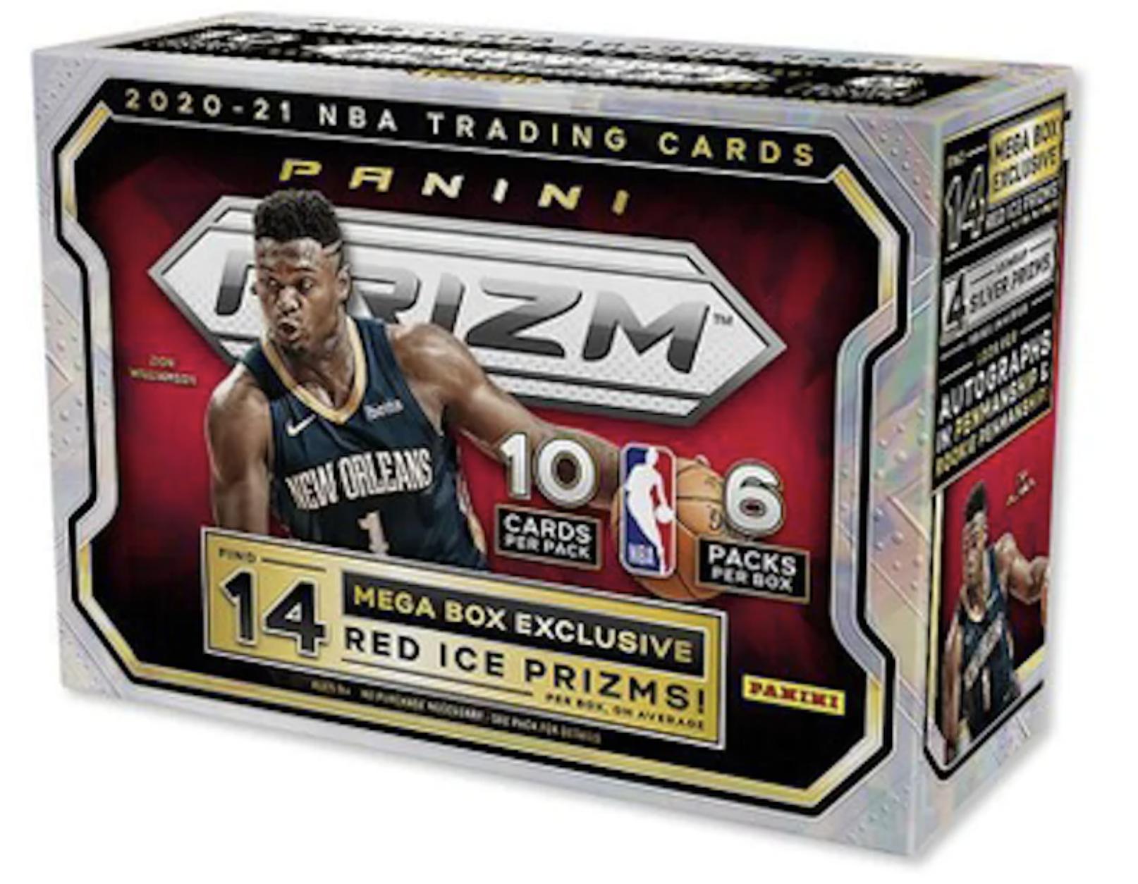 2020-21 Panini Prizm Basketball Mega Red Ice Trading Cards