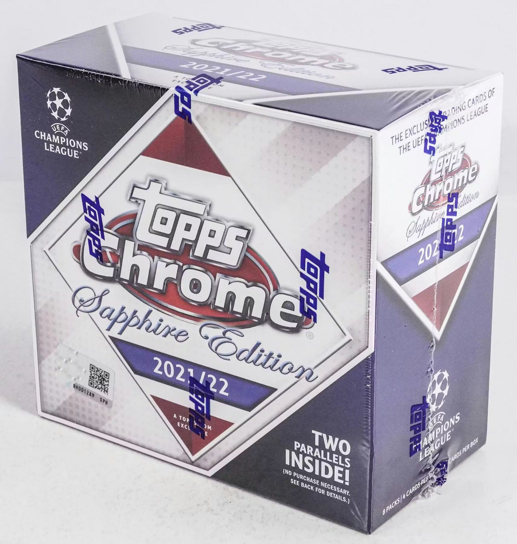 2021-22 Topps Chrome UEFA Champions League Collection Sapphire Trading Cards LV