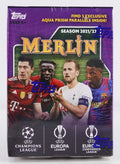 2021-22 Topps Chrome Merlin Soccer UEFA Club Competition Blaster Trading Cards LV
