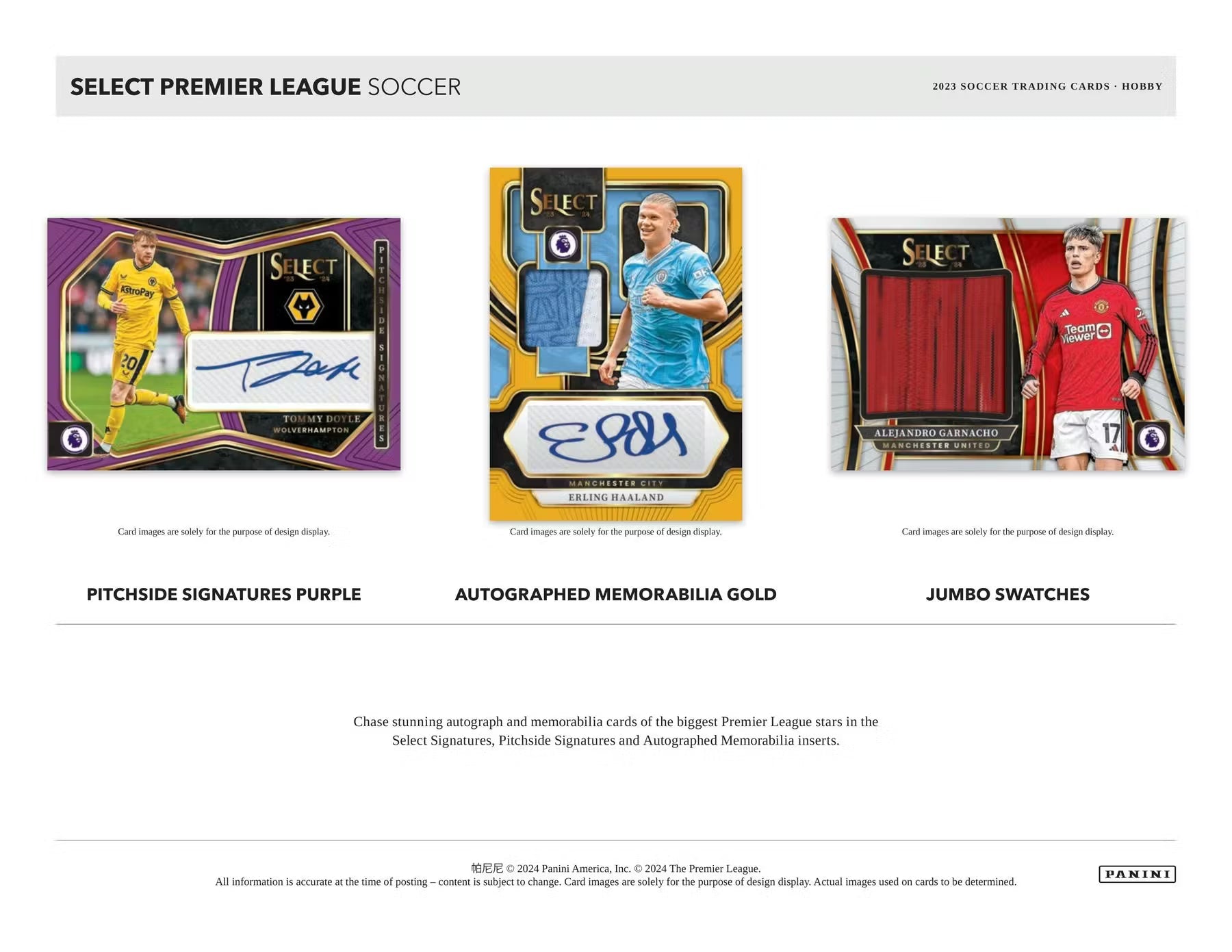 2023 24 Panini Select Soccer EPL Hobby Trading Cards