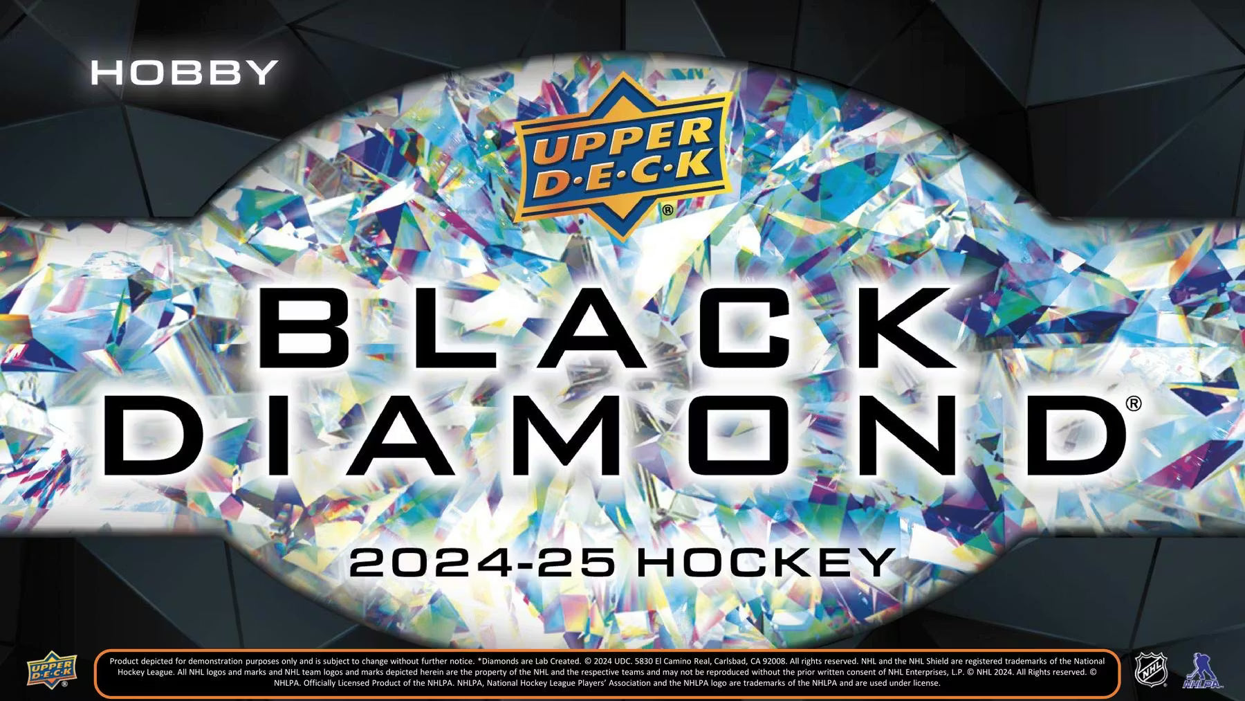 2024-25 Upper Deck Black Diamond Hockey Trading Cards