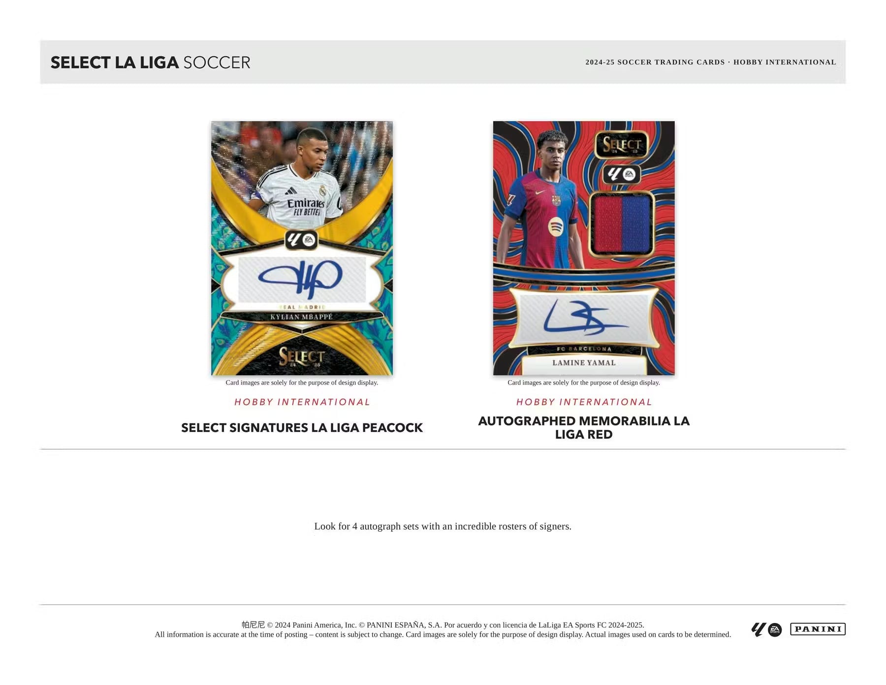 2024-25 Panini Select Soccer La Liga International Hobby Trading Cards
