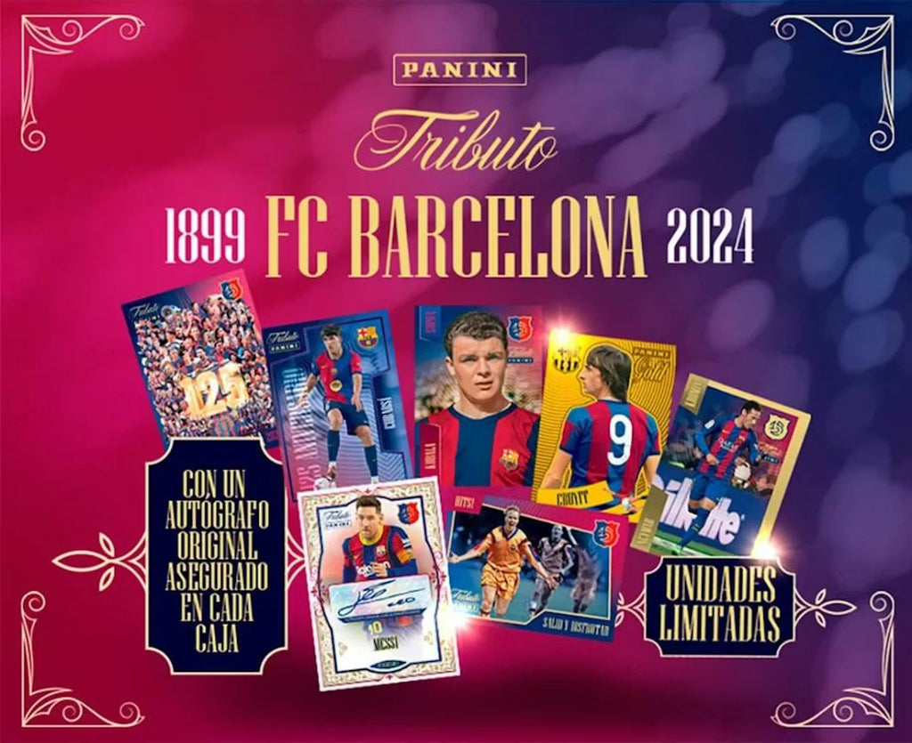 2024-25 Panini FC Barcelona Tribute 125th Anniversary Soccer Hobby Trading Cards