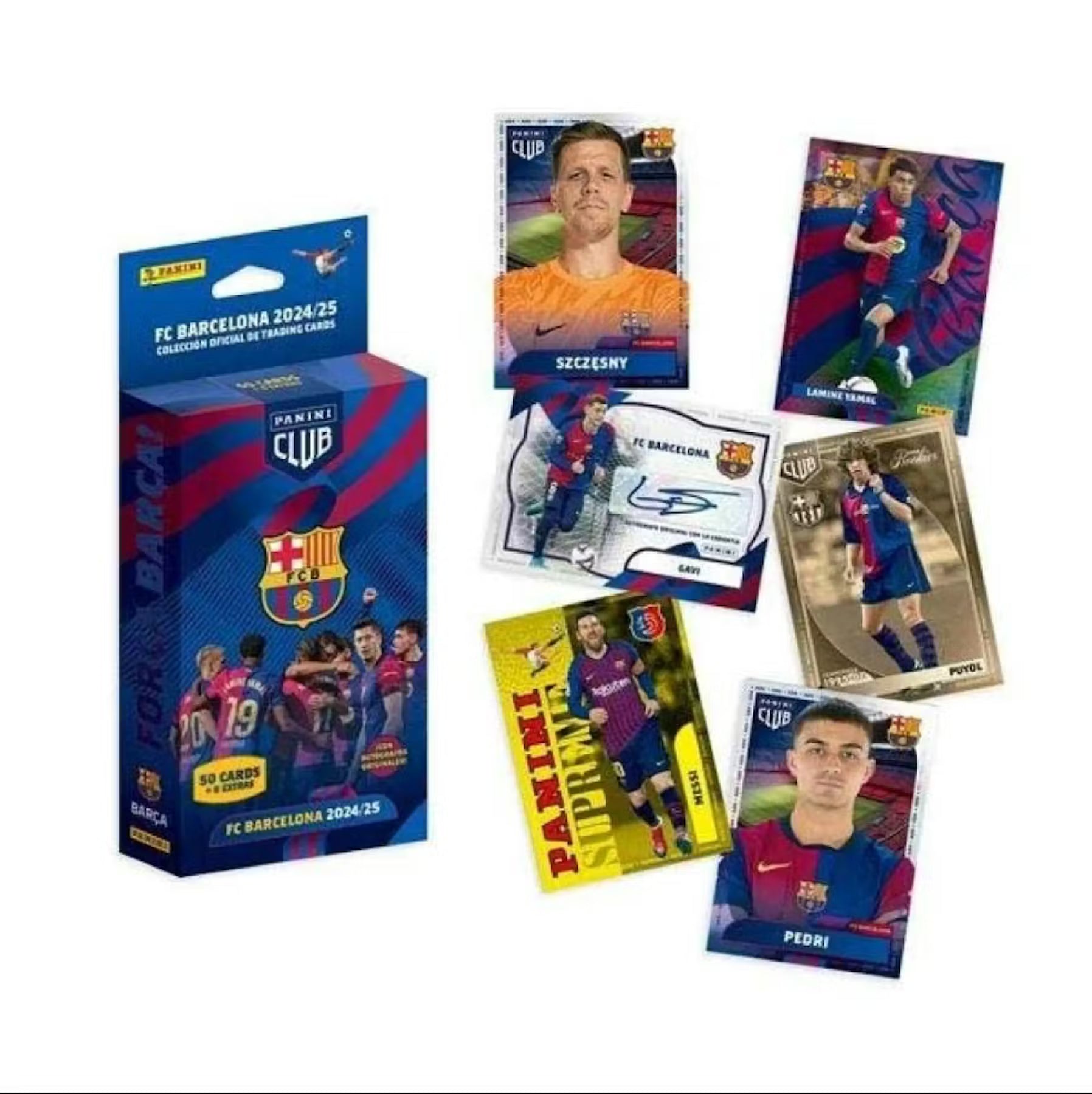 2024-25 Panini FC Barcelona Soccer Hanger Trading Cards