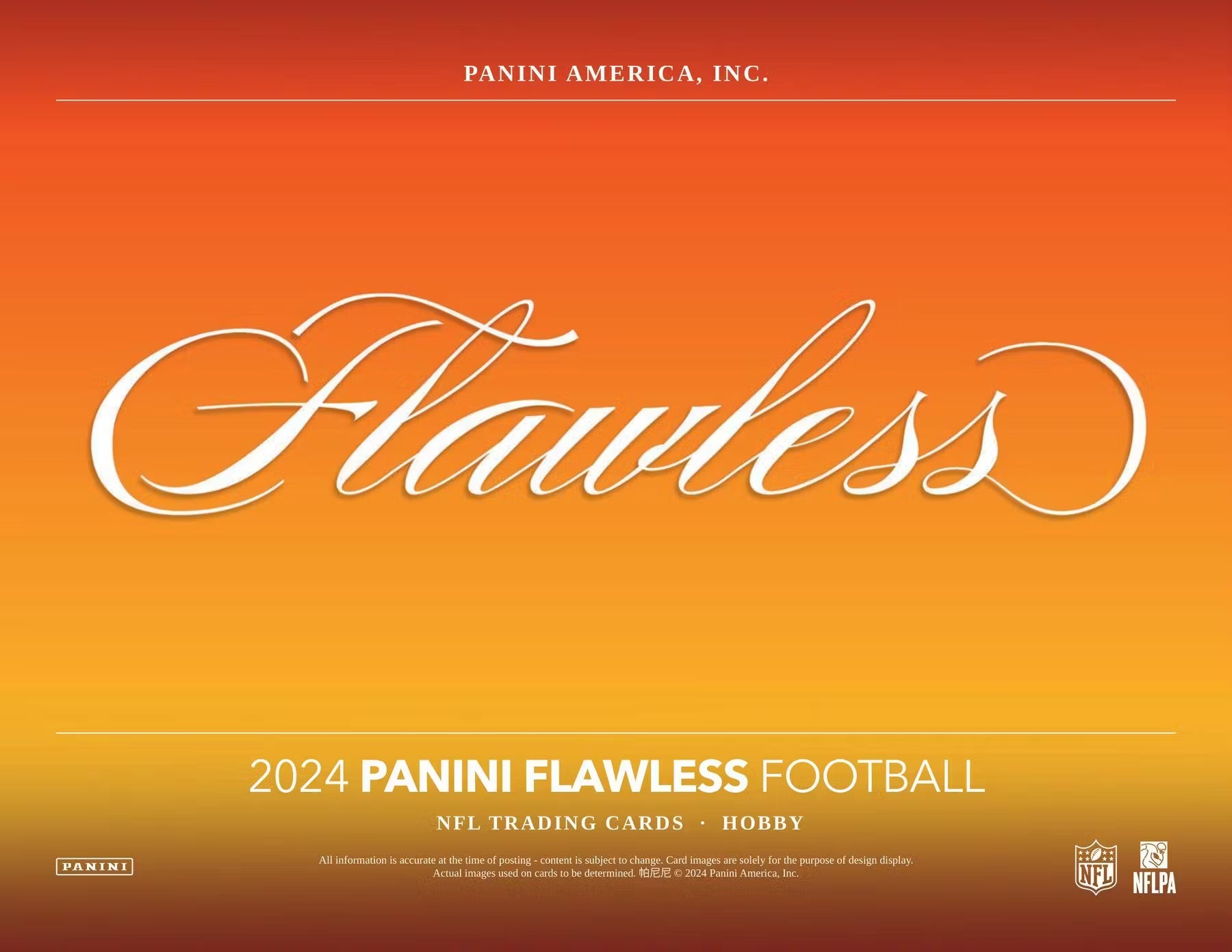 2024 Panini Flawless Football FOTL Trading Cards