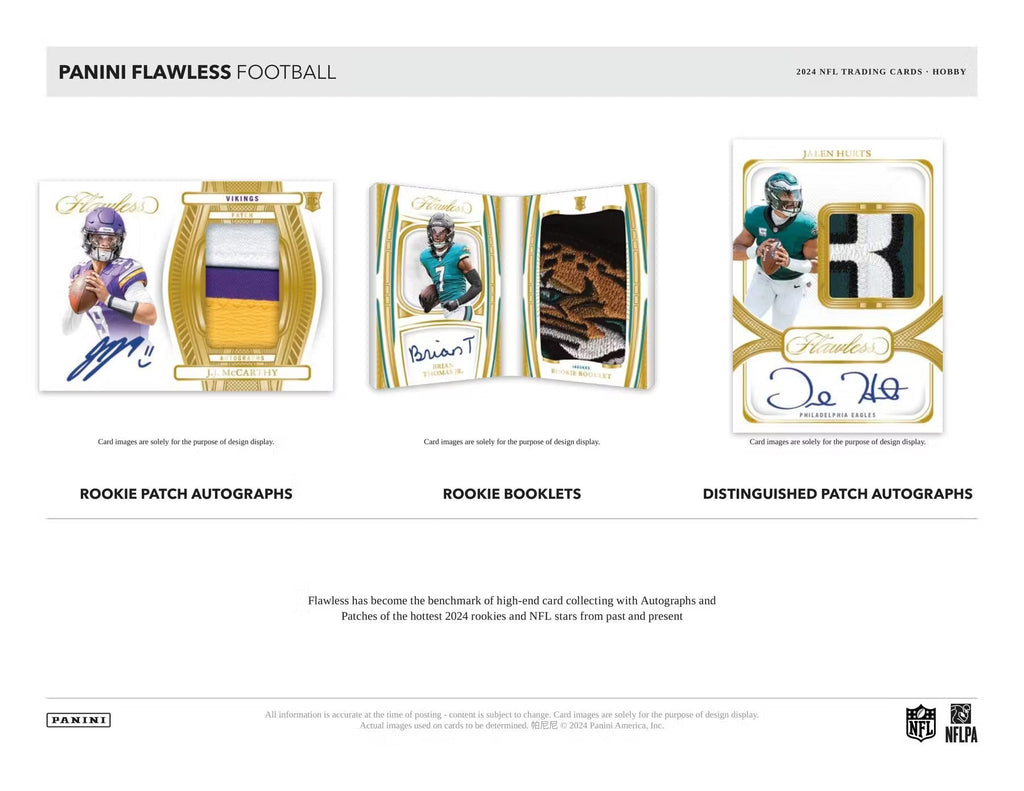 2024 Panini Flawless Football FOTL Trading Cards