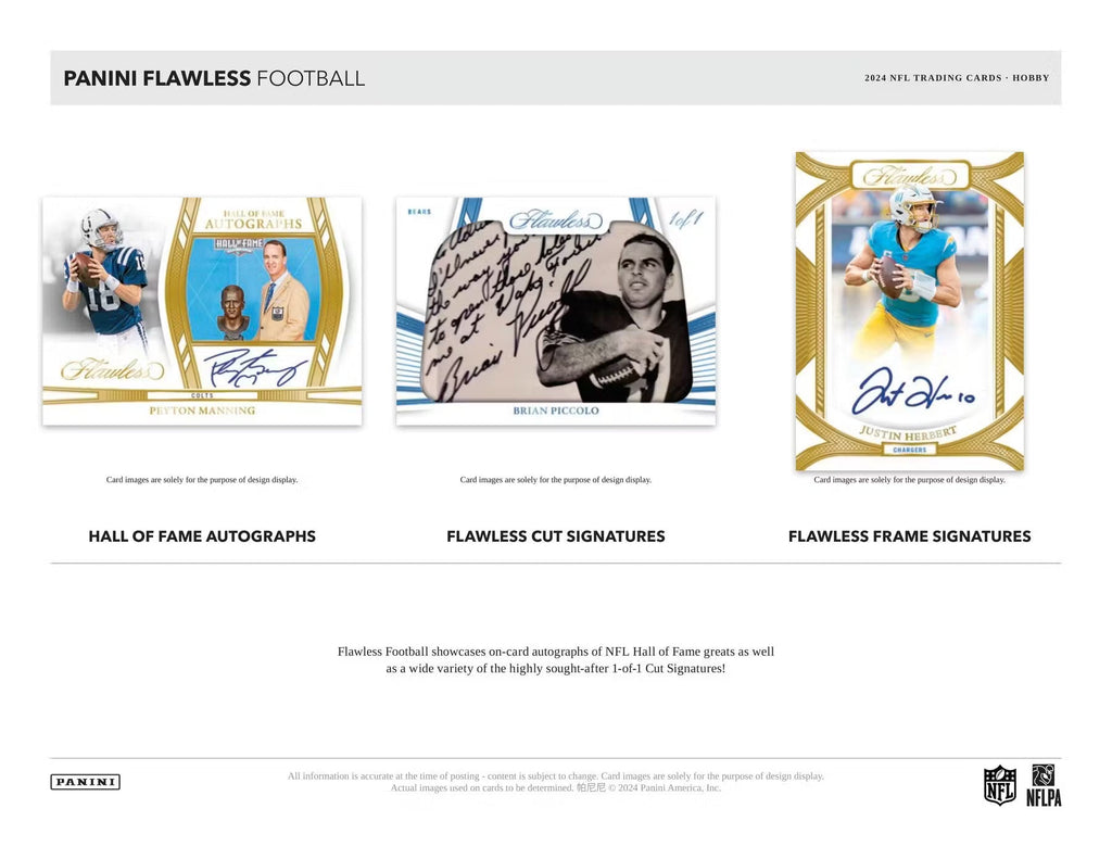 2024 Panini Flawless Football FOTL Trading Cards